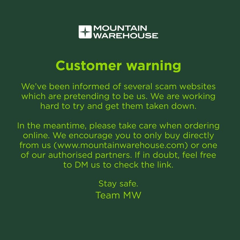 Mountain Warehouse Outlet Uk Scam: A Wake-Up Call for Shoppers