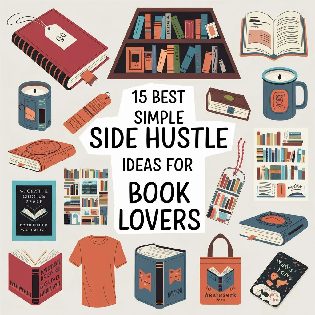 15 Best Simple Side Hustle Ideas for Book Lovers 2024