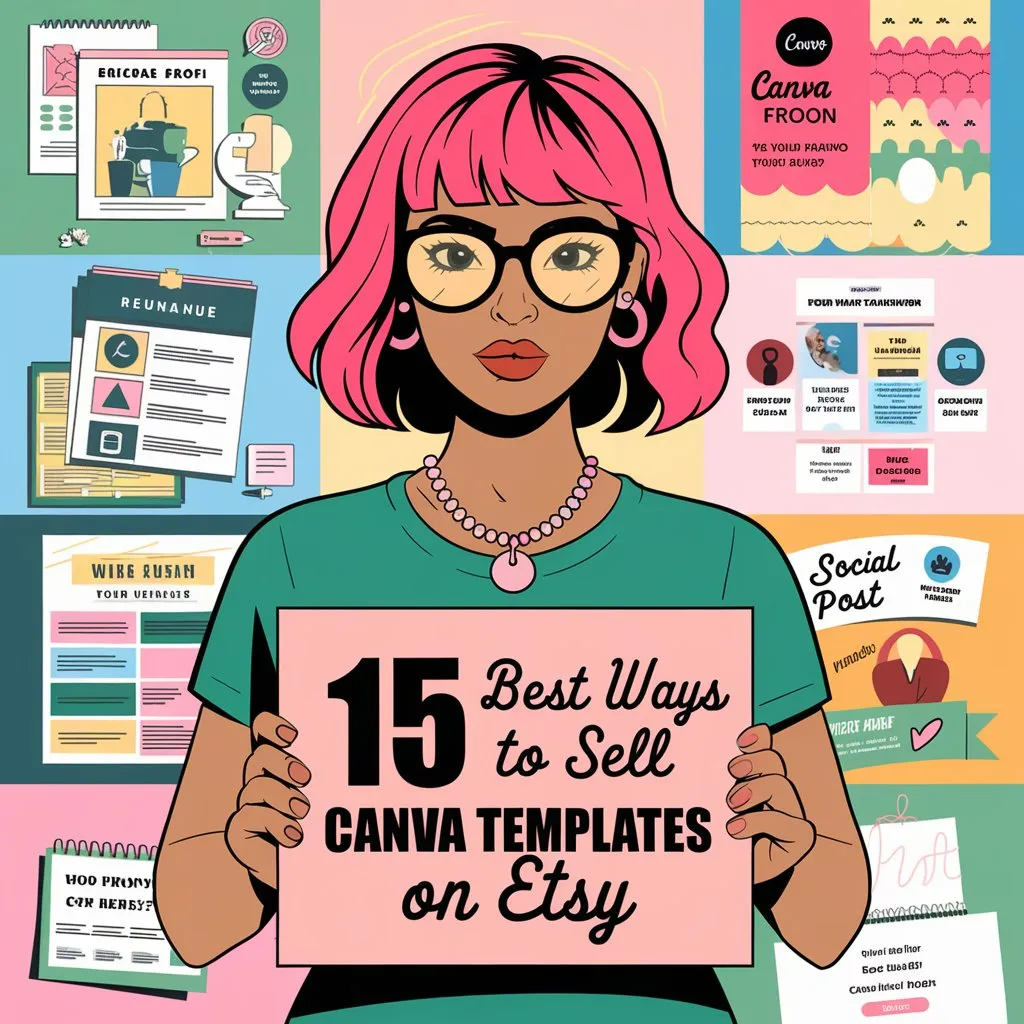 15 Best Ways to Sell Canva Templates on Etsy 2024