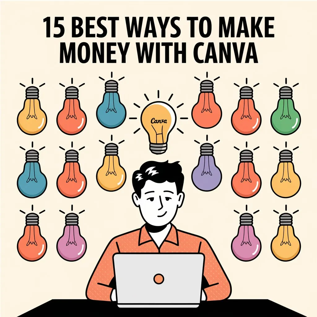 15 Best Ways to Make Money With Canva 2024