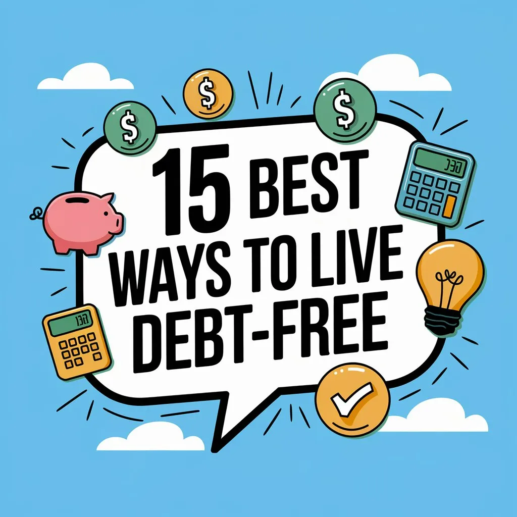 15 Best Ways to Live Debt-Free 2024