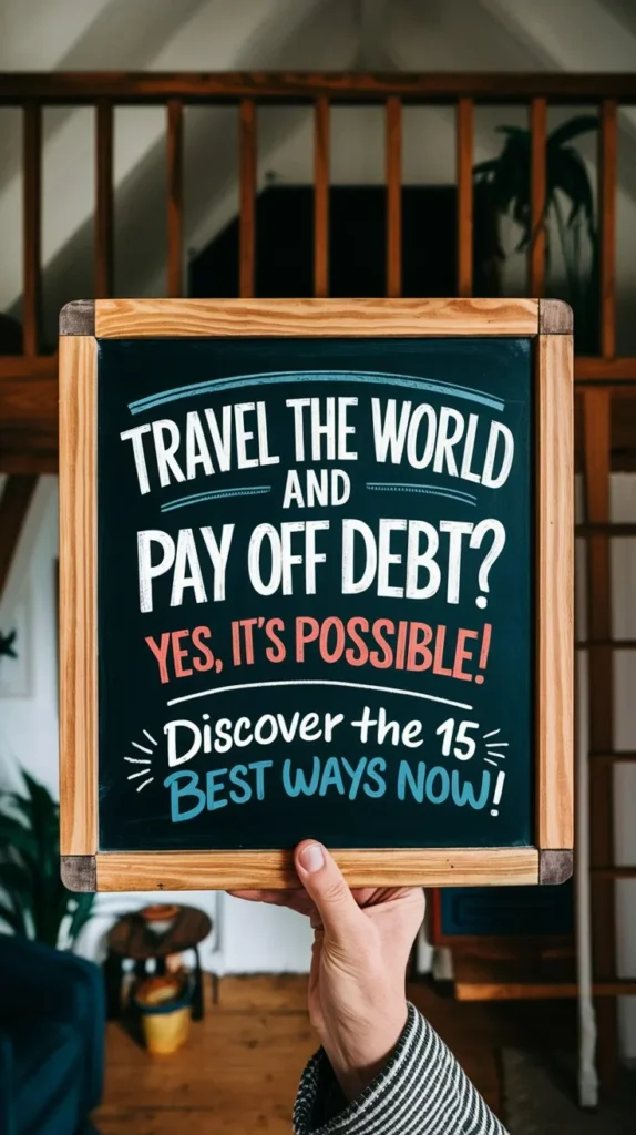 15 Best Ways to Pay Off Debt While Traveling 2024