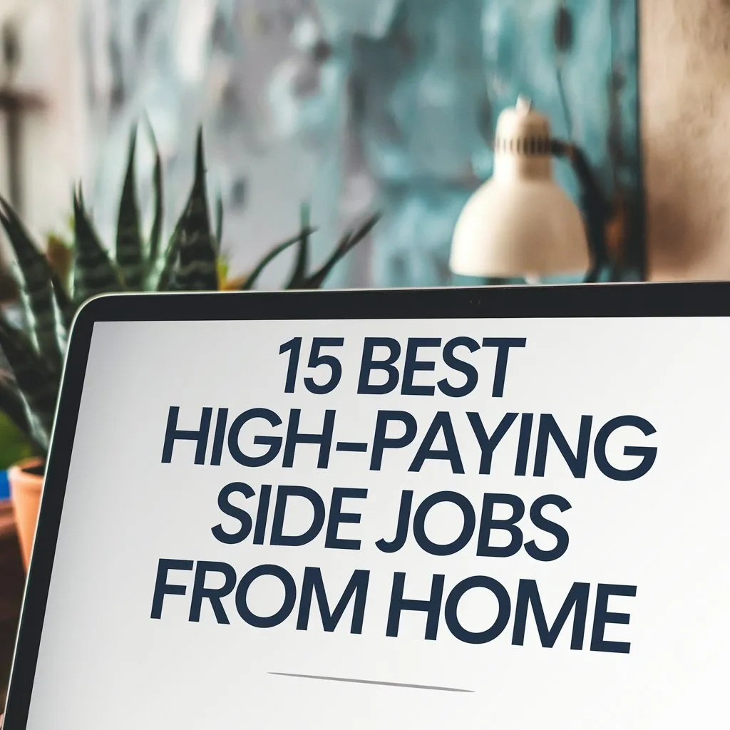 15 Best High-Paying Side Jobs From Home 2024