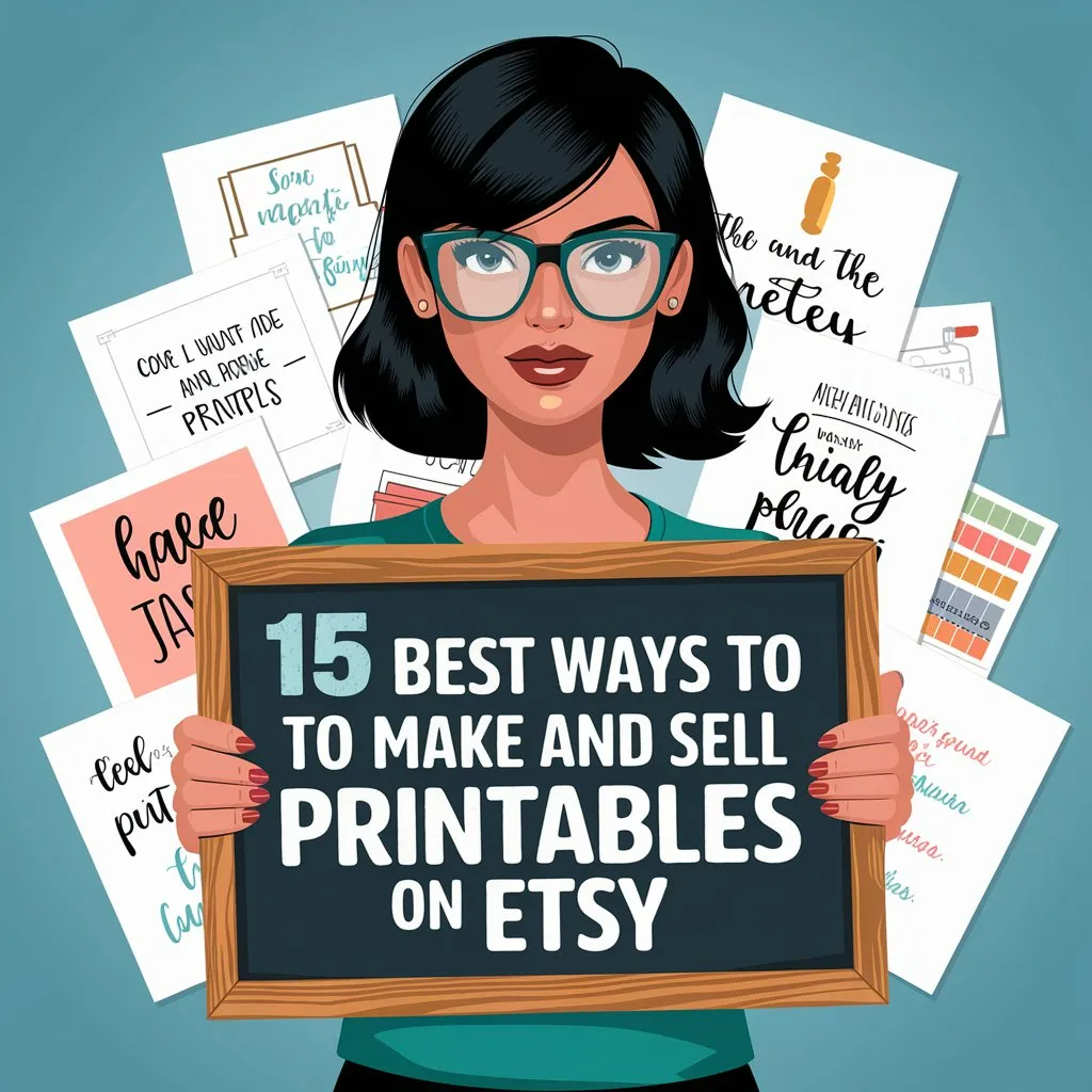 15 Best Ways to Make and Sell Printables on Etsy 2024