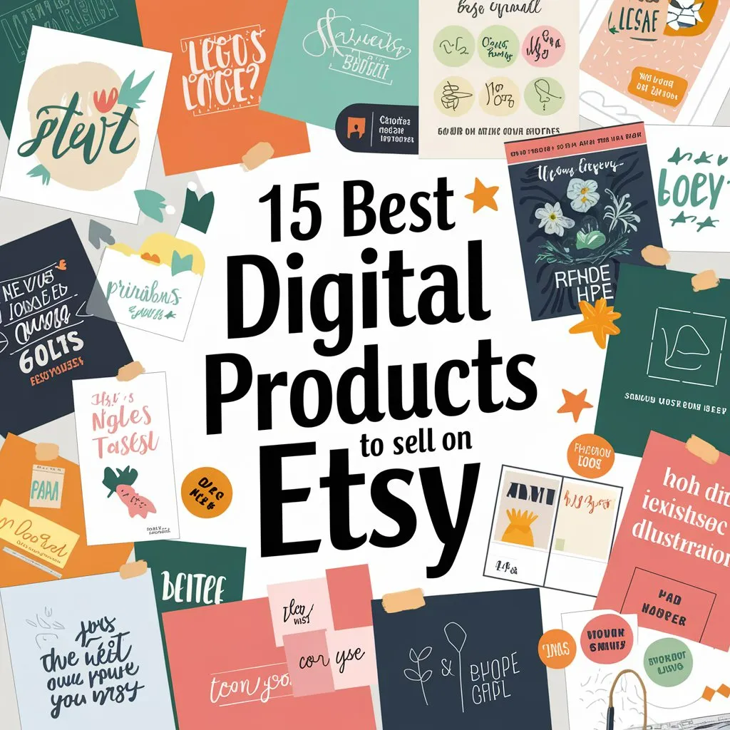 15 Best Digital Products to Sell on Etsy 2024