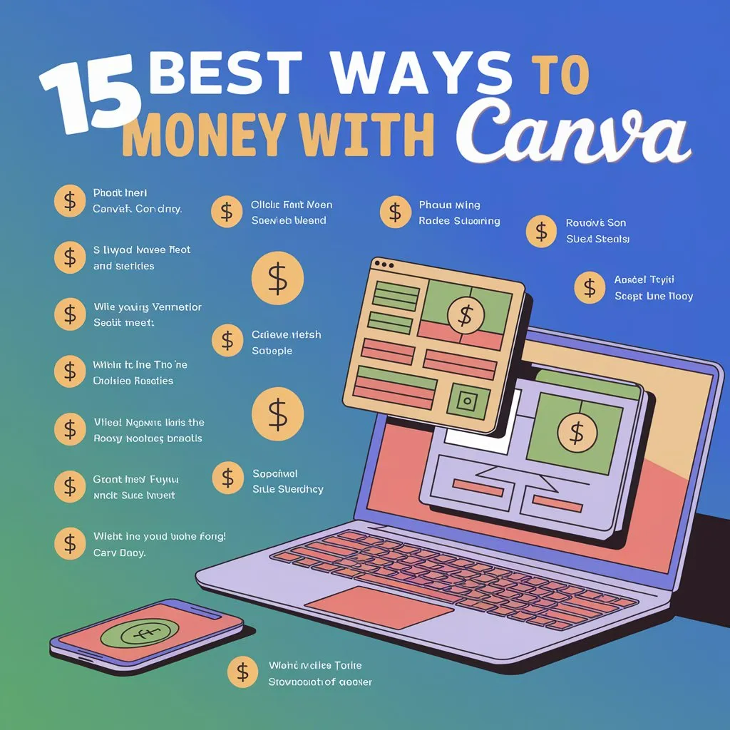 15 Best Ways to Make Money With Canva 2024