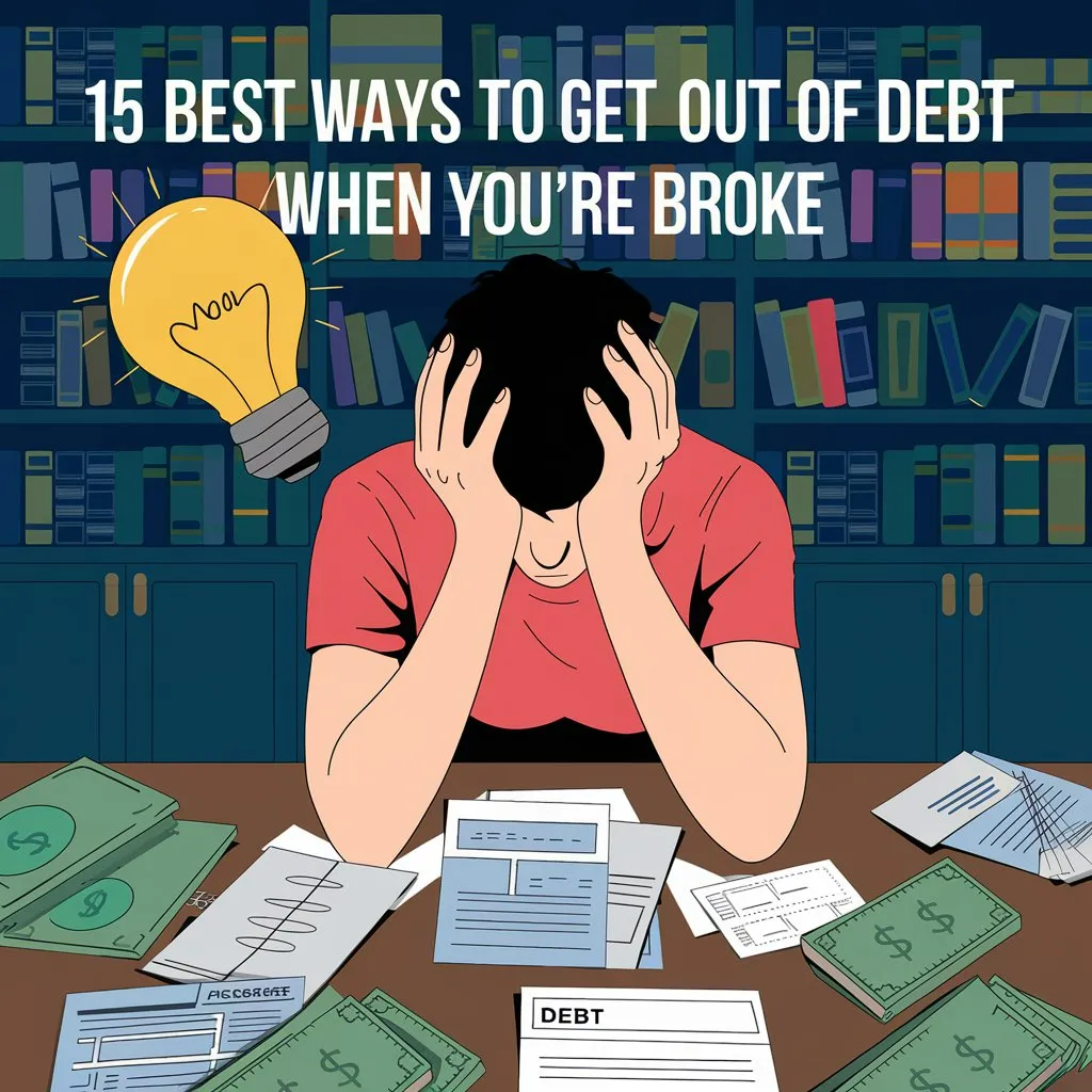 15 Best Ways to Get Out of Debt When You're Broke 2024