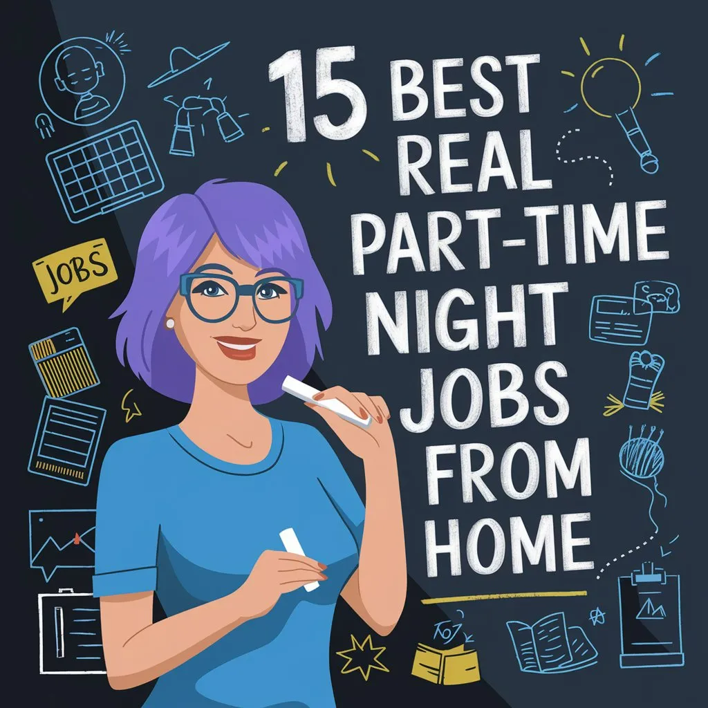 15 Best Real Part-Time Night Jobs From Home 2024