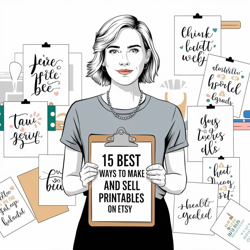 15 Best Ways to Make and Sell Printables on Etsy 2024