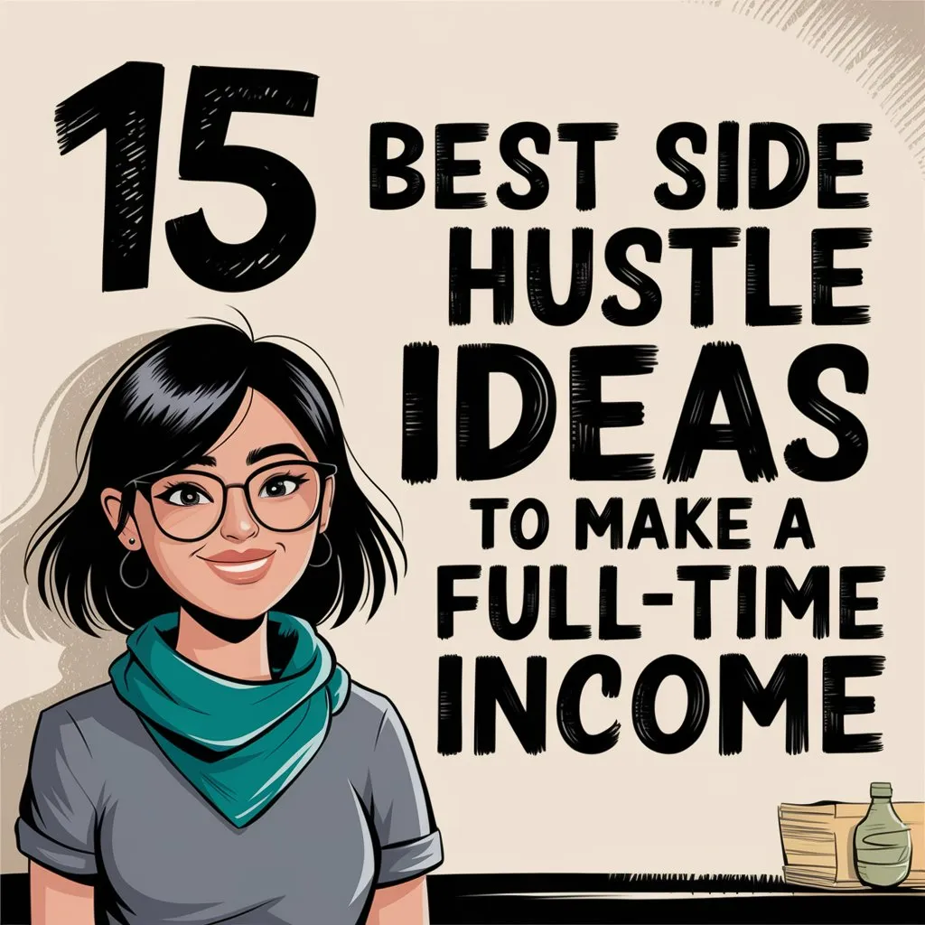 15 Best Side Hustle Ideas to Make a Full-Time Income 2024