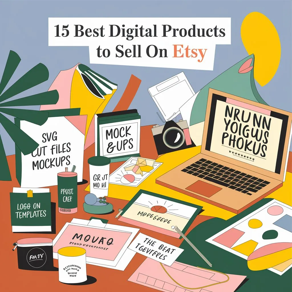 15 Best Digital Products to Sell on Etsy 2024